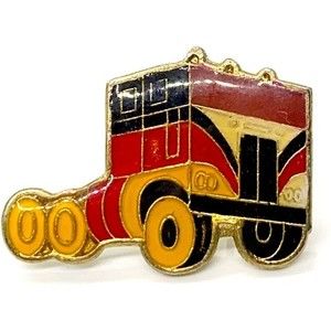 Semi trucker hat pin, jacket pin, lapel pin, lit pin, backpack pin 80’s …‎